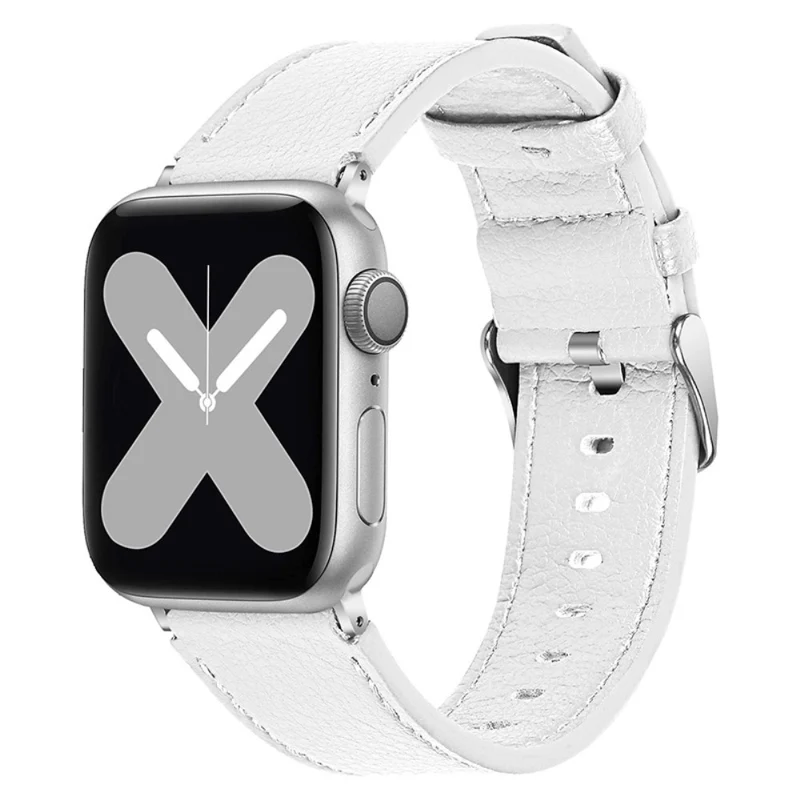 Zeitlos Apple Watch Series 7 41mm Echtes Leder armband