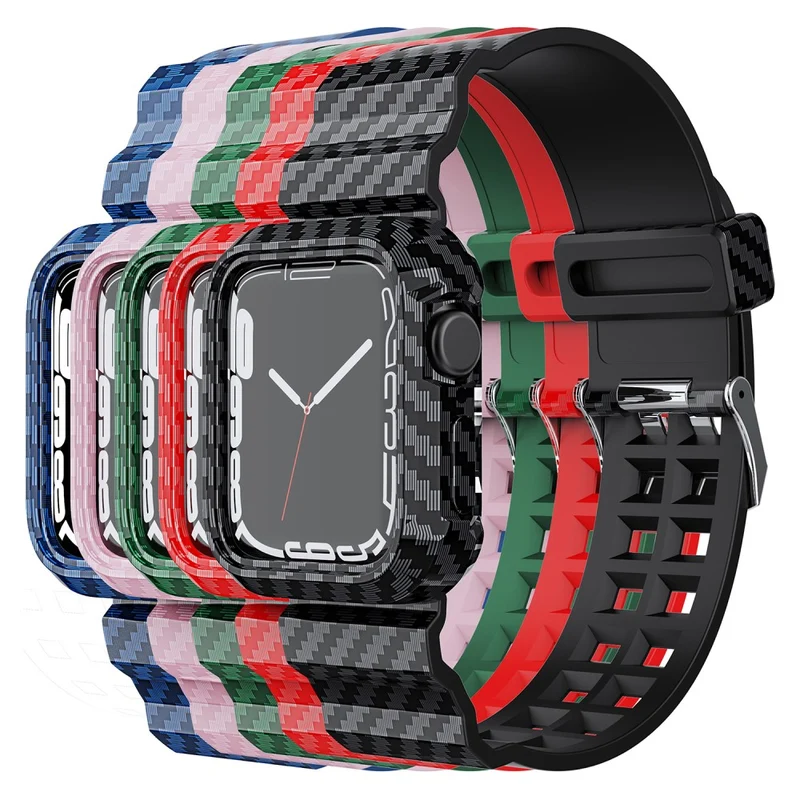 Klassisch Apple Watch Series 7 41mm Silikon / TPU armband