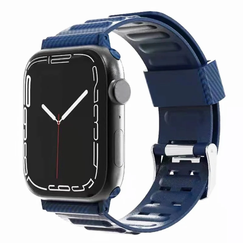Sehr schön Apple Watch Series 7 41mm Silikon / TPU armband