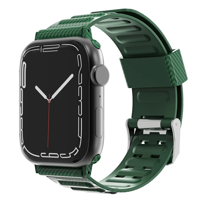 Sehr schön Apple Watch Series 7 41mm Silikon / TPU armband