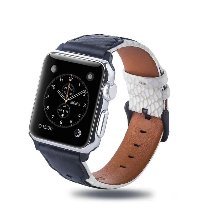 Robust Apple Watch Series 4 40mm Echtes Leder armband
