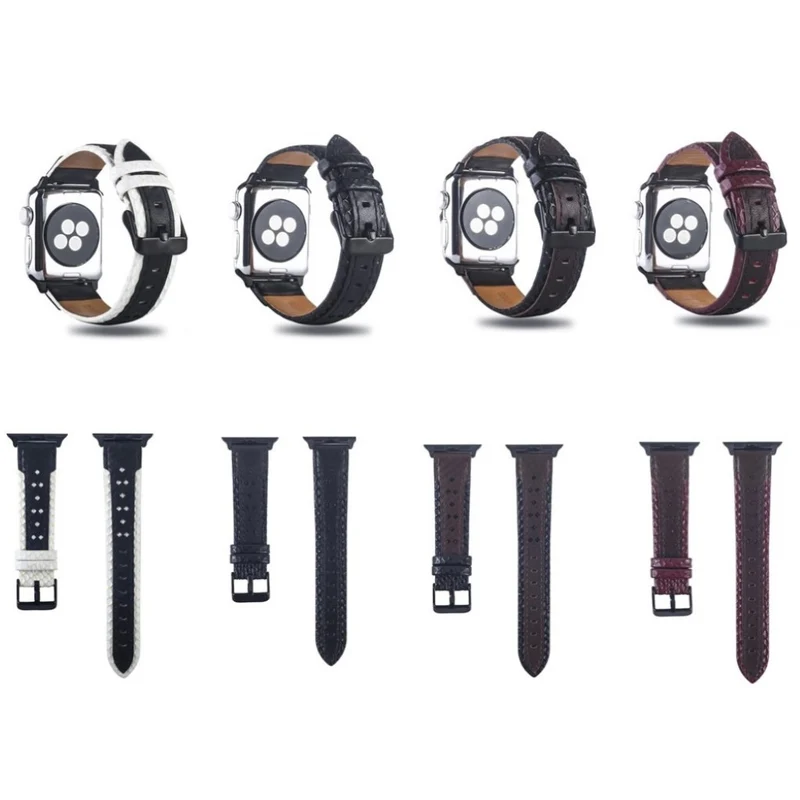 Robust Apple Watch Series 4 40mm Echtes Leder armband