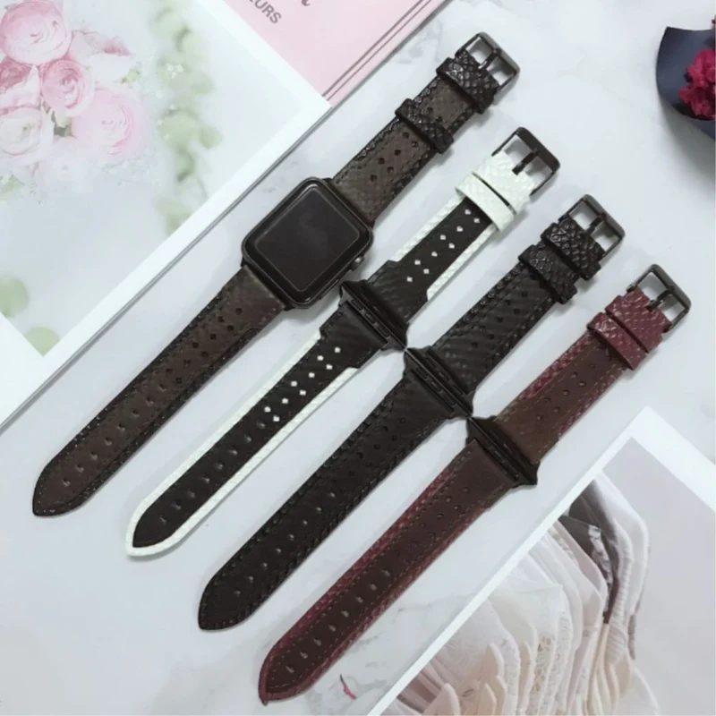 Robust Apple Watch Series 4 40mm Echtes Leder armband