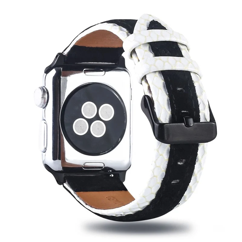 Sehr haltbar Apple Watch Series 4 40mm Echtes Leder armband