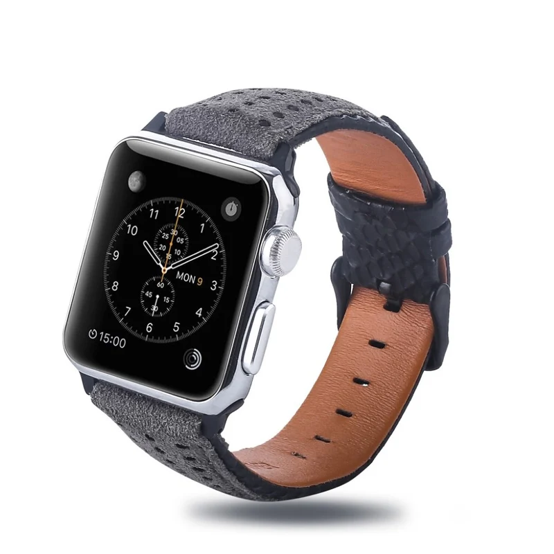 Sehr haltbar Apple Watch Series 4 40mm Echtes Leder armband