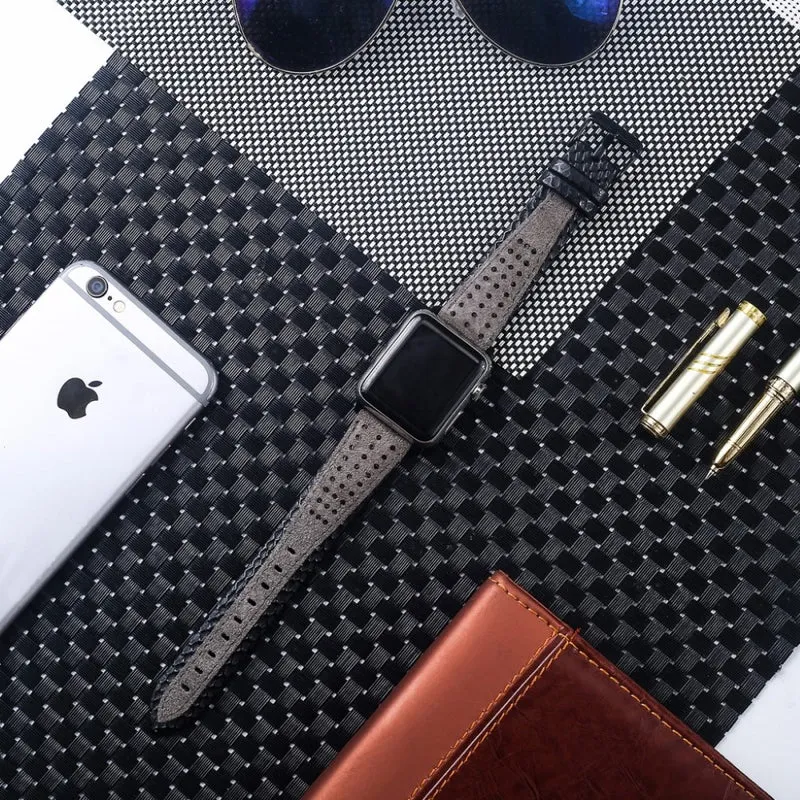Sehr haltbar Apple Watch Series 4 40mm Echtes Leder armband