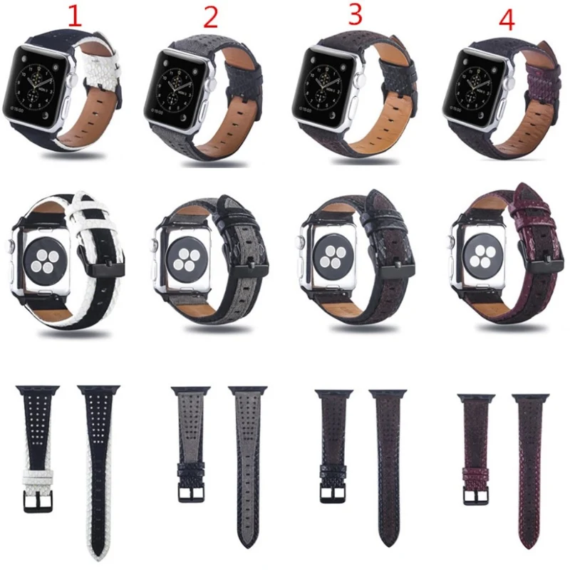 Sehr haltbar Apple Watch Series 4 40mm Echtes Leder armband