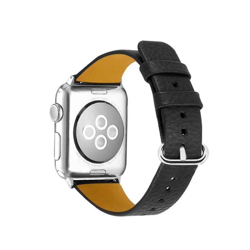 Exquisit Apple Watch Series 1-3 42mm Echtes Leder armband