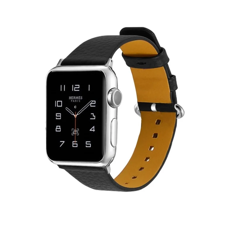 Exquisit Apple Watch Series 1-3 42mm Echtes Leder armband