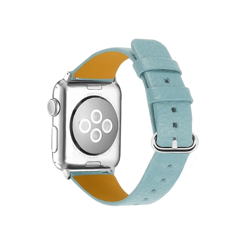 Exquisit Apple Watch Series 1-3 42mm Echtes Leder armband