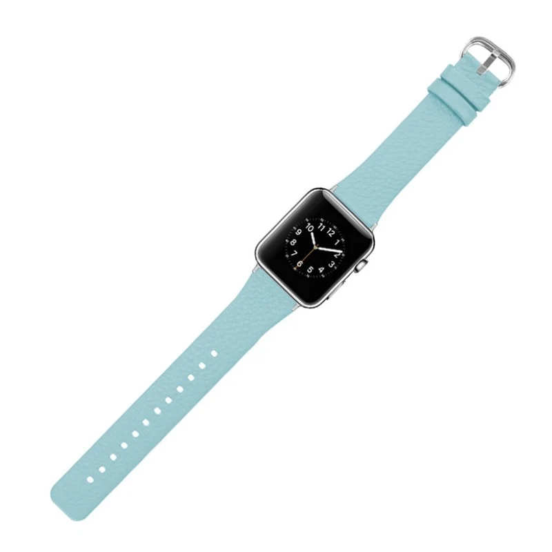 Exquisit Apple Watch Series 1-3 42mm Echtes Leder armband