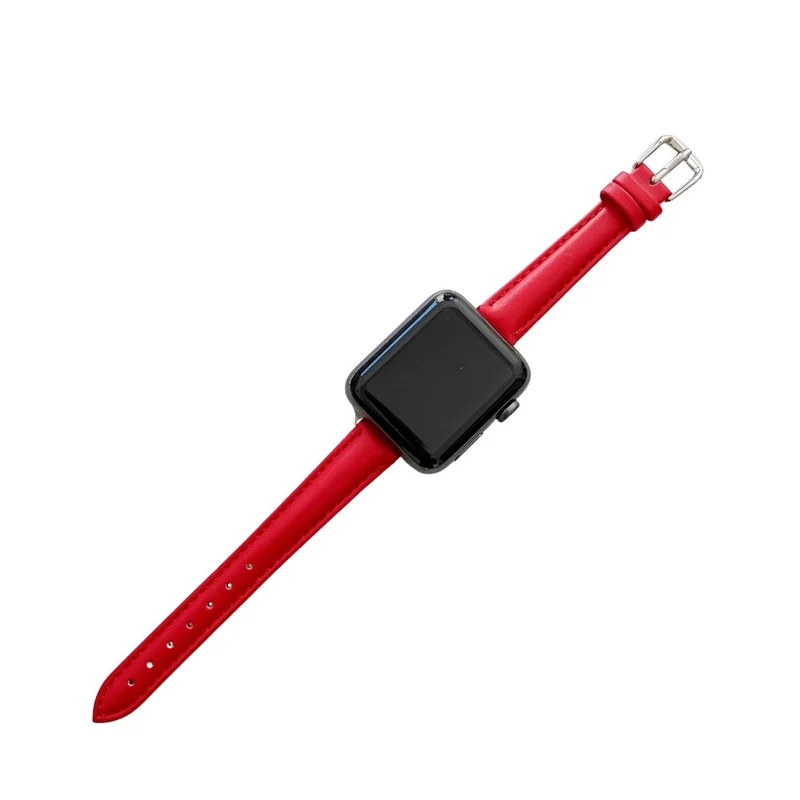Absolut süß Apple Watch Series 7 45mm Echtes Leder armband