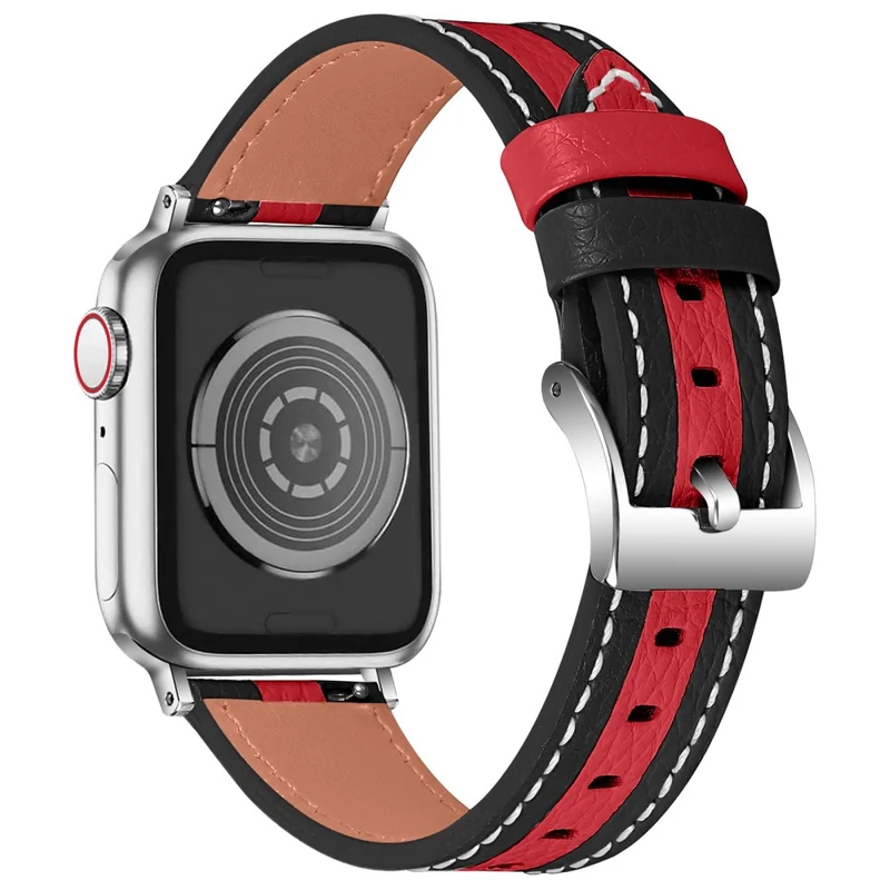 Dauerhaft Apple Watch Series 7 45mm Echtes Leder armband
