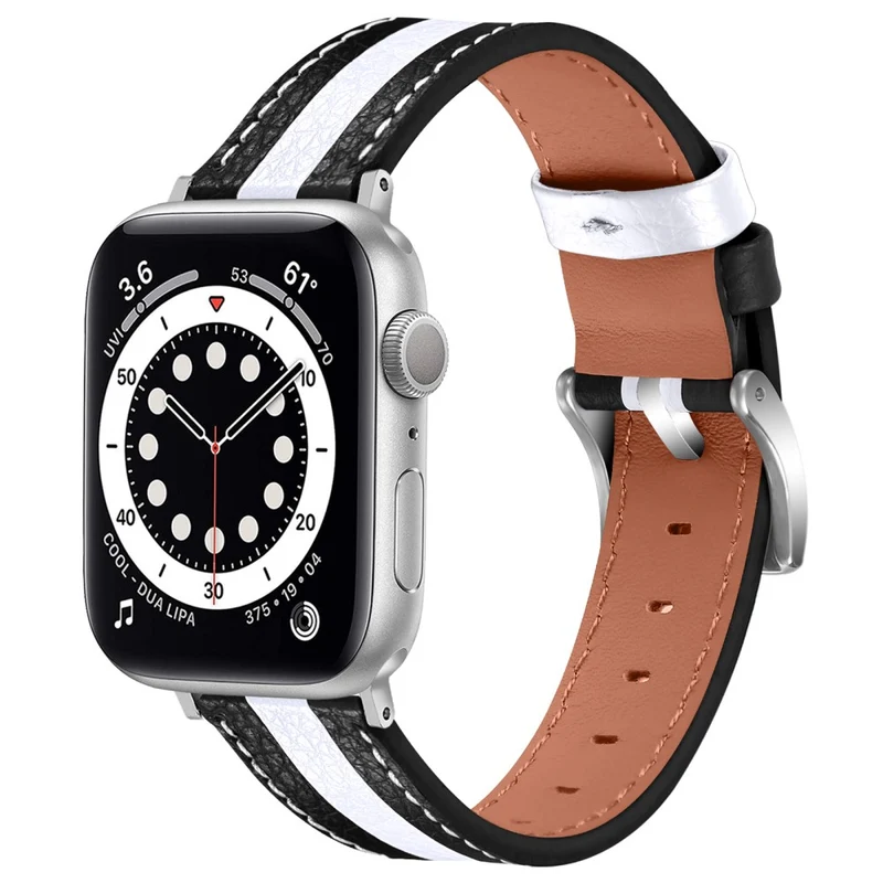 Dauerhaft Apple Watch Series 7 45mm Echtes Leder armband