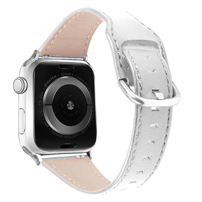 Sehr gut Apple Watch Series 7 45mm Echtes Leder armband