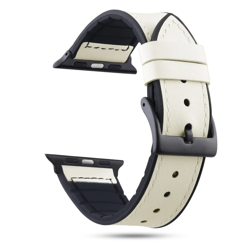 Bequem Apple Watch Series 4 44mm Echtes Leder armband