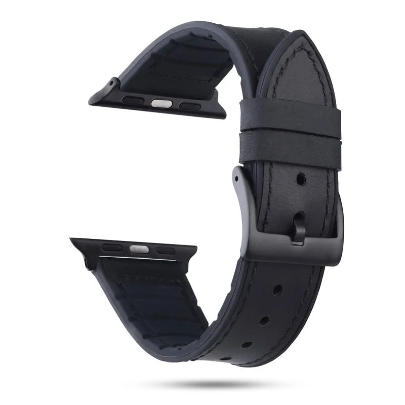Bequem Apple Watch Series 4 44mm Echtes Leder armband