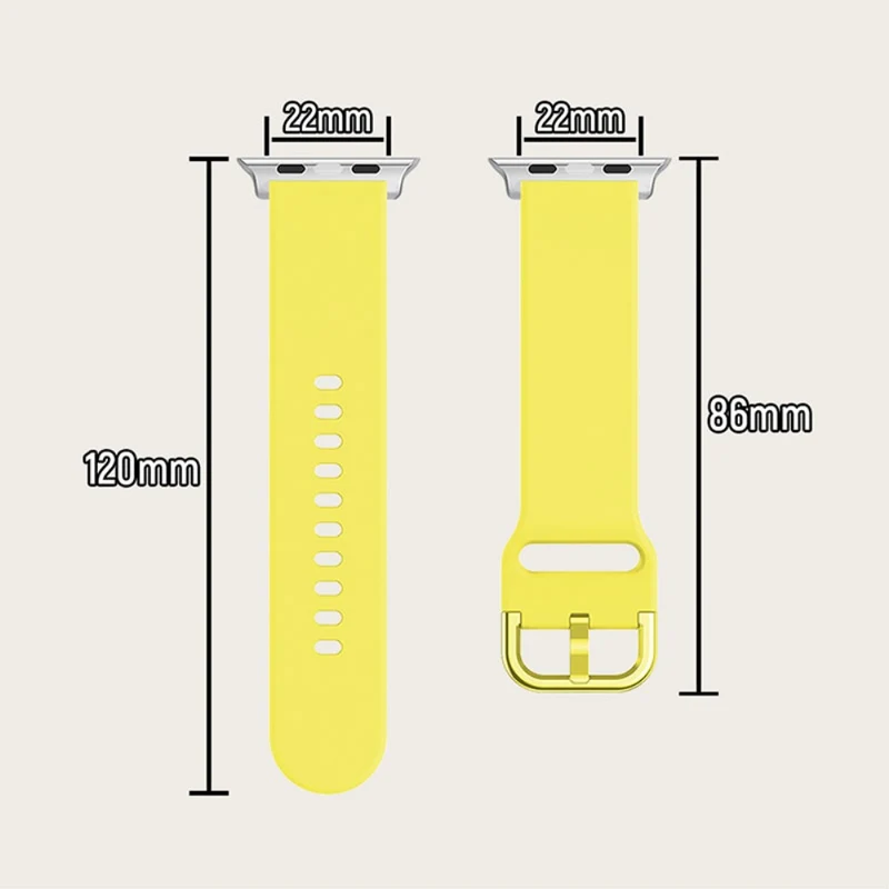 Elegant Apple Watch Series 7 41mm Silikon / TPU armband