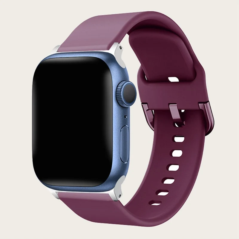 Elegant Apple Watch Series 7 41mm Silikon / TPU armband