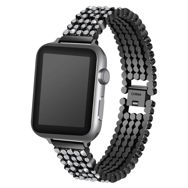 Cool Apple Watch Series 7 41mm Metall und Strass armband