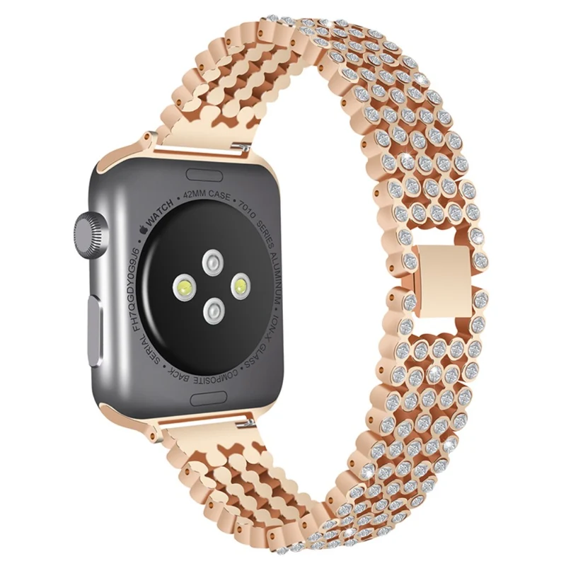 Cool Apple Watch Series 7 41mm Metall und Strass armband