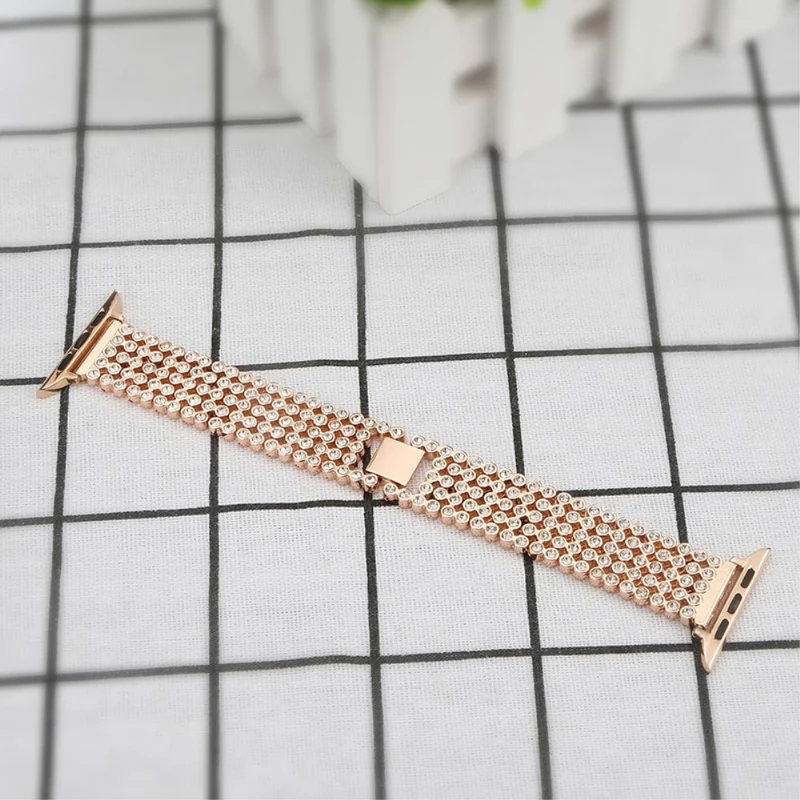 Cool Apple Watch Series 7 41mm Metall und Strass armband