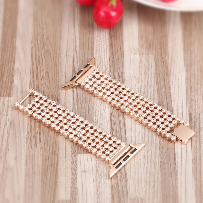 Cool Apple Watch Series 7 41mm Metall und Strass armband