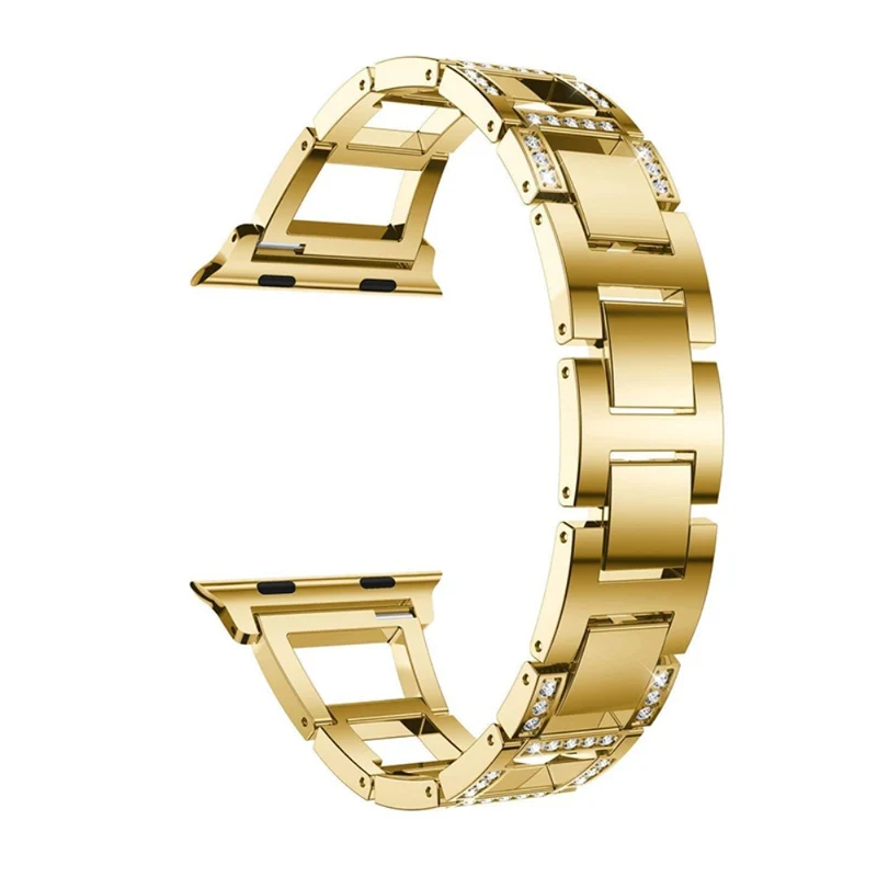 Reizend Apple Watch Series 7 41mm Metall und Strass armband