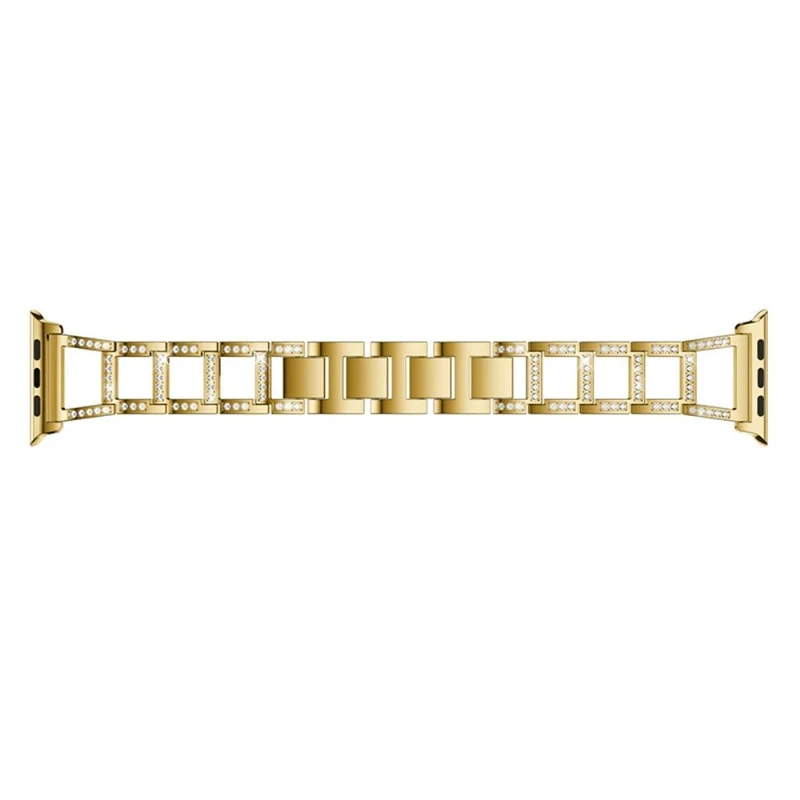 Reizend Apple Watch Series 7 41mm Metall und Strass armband