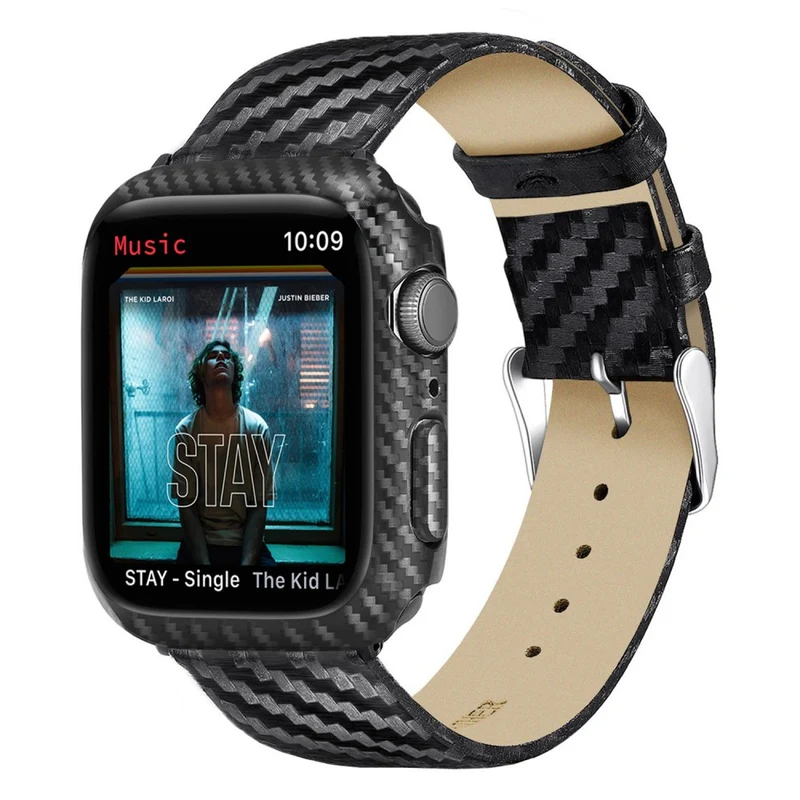 Apple Watch Series 7 41mm Echtes Leder und Plastik armband