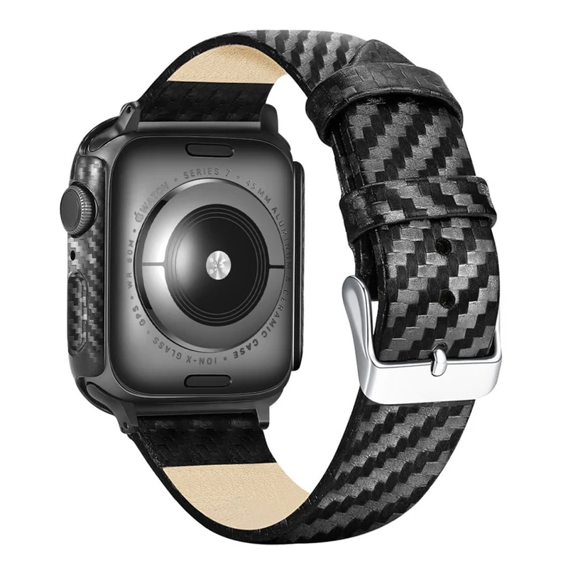 Apple Watch Series 7 41mm Echtes Leder und Plastik armband