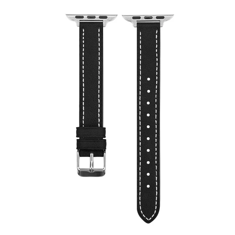 Stilvoll Apple Watch Series 7 41mm Echtes Leder armband