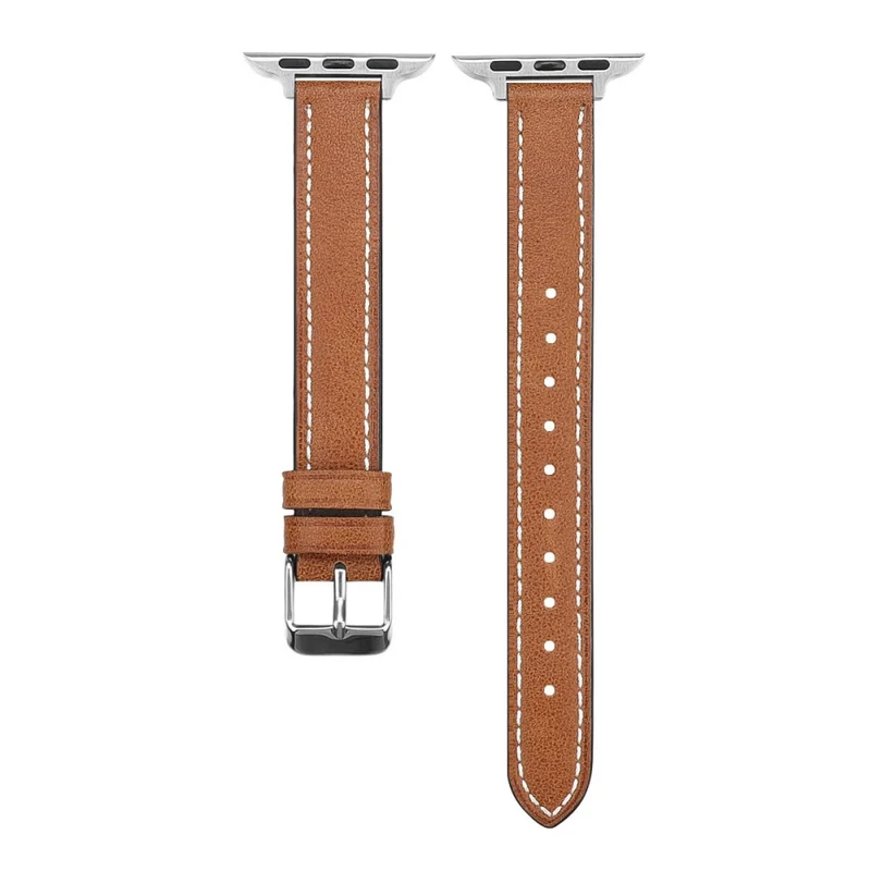 Stilvoll Apple Watch Series 7 41mm Echtes Leder armband