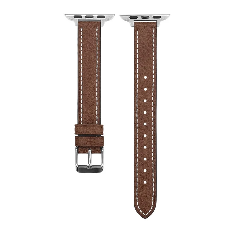 Stilvoll Apple Watch Series 7 41mm Echtes Leder armband