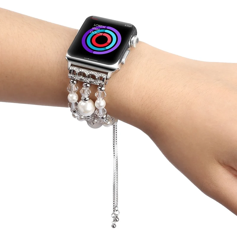 Absolut elegant Apple Watch Series 7 41mm Strass armband