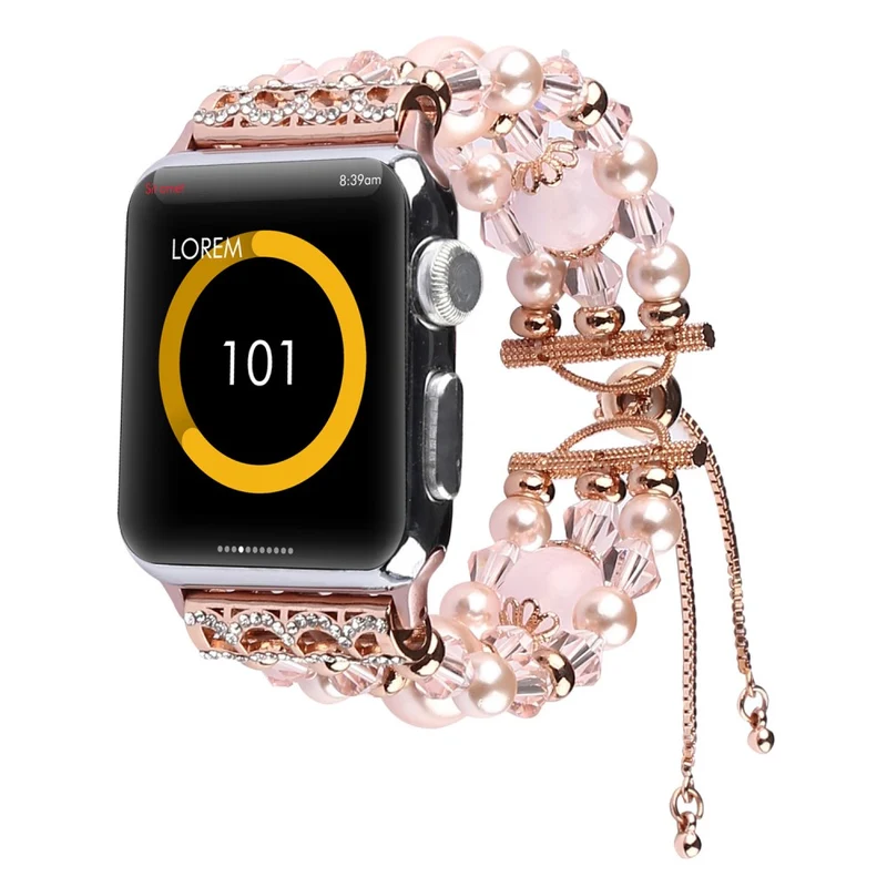 Absolut elegant Apple Watch Series 7 41mm Strass armband