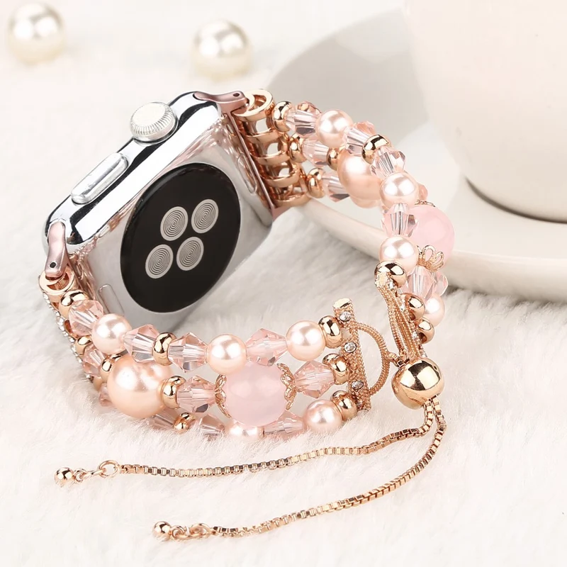 Absolut elegant Apple Watch Series 7 41mm Strass armband