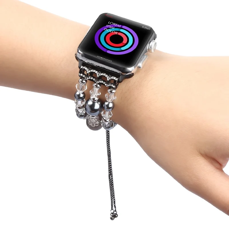 Absolut elegant Apple Watch Series 7 41mm Strass armband