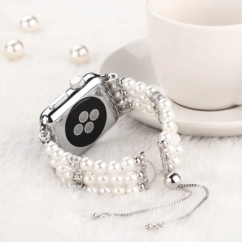 Absolut elegant Apple Watch Series 7 41mm Strass armband