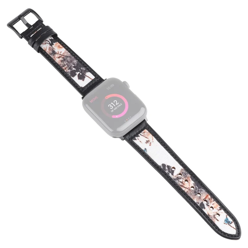 Klassisch Apple Watch Series 7 41mm Echtes Leder armband