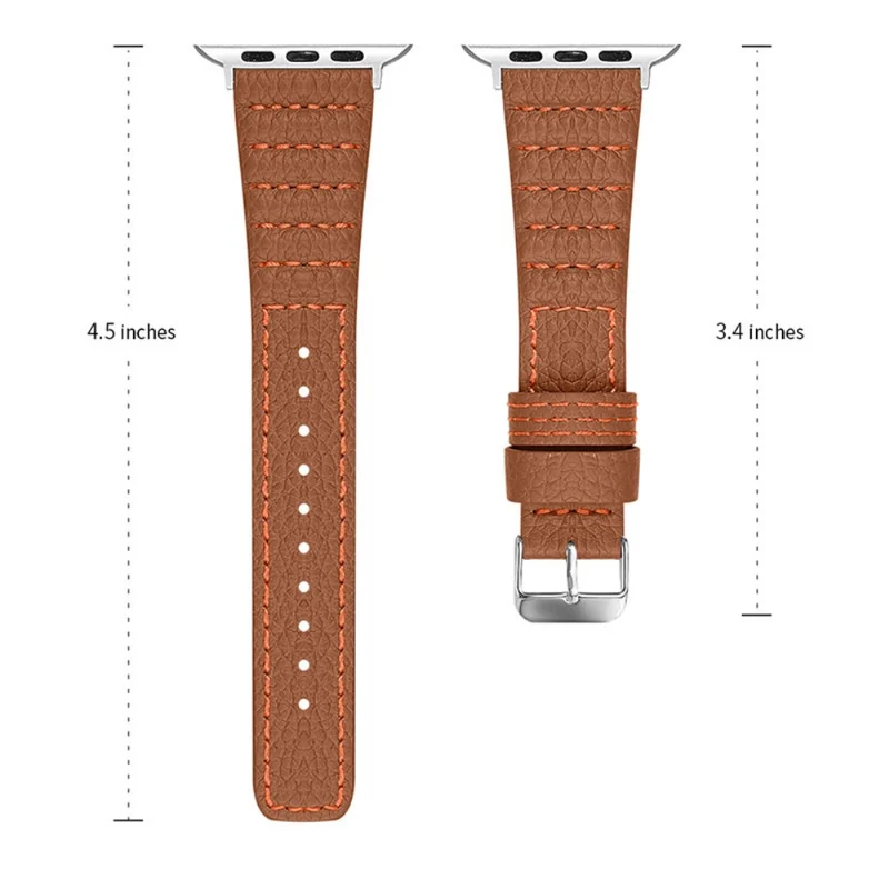 Absolut cool Apple Watch Series 7 45mm Echtes Leder armband