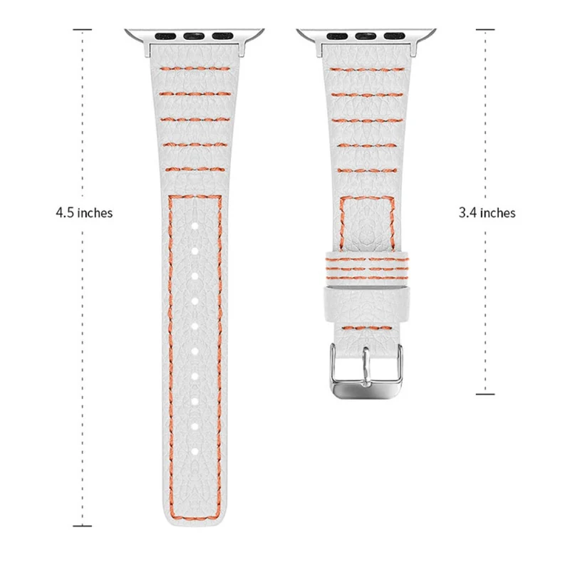 Absolut cool Apple Watch Series 7 45mm Echtes Leder armband