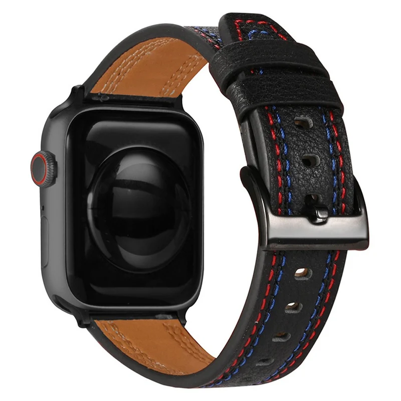 Super gut Apple Watch Series 7 45mm Echtes Leder armband
