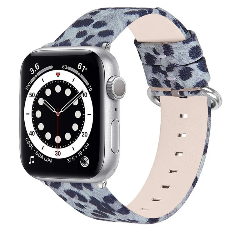 Super cool Apple Watch Series 7 45mm Echtes Leder armband