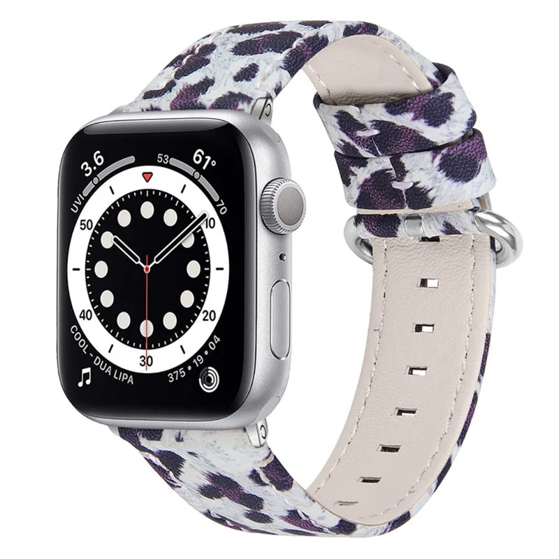 Super cool Apple Watch Series 7 45mm Echtes Leder armband