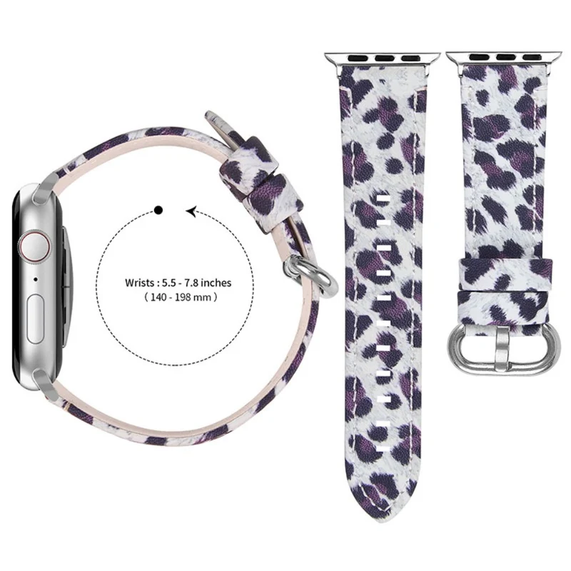 Super cool Apple Watch Series 7 45mm Echtes Leder armband