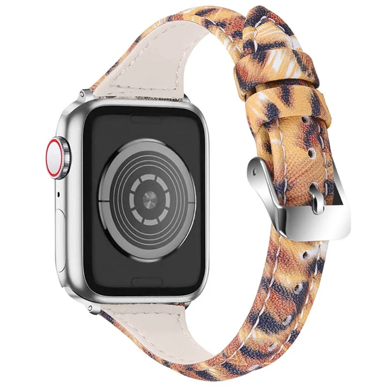 Bequem Apple Watch Series 7 45mm Echtes Leder armband