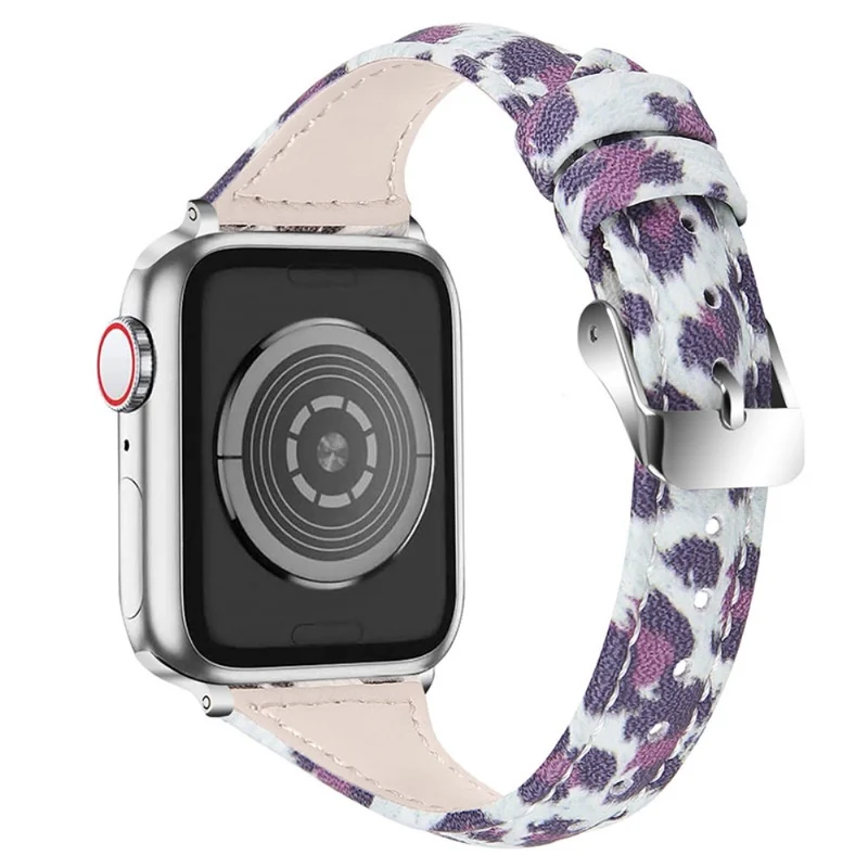 Bequem Apple Watch Series 7 45mm Echtes Leder armband