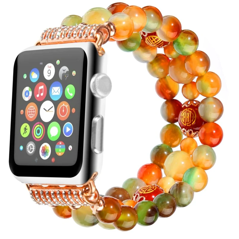 Unglaublich robust Apple Watch Series 7 41mm Strass armband