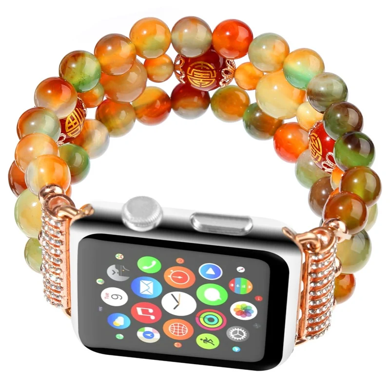 Unglaublich robust Apple Watch Series 7 41mm Strass armband
